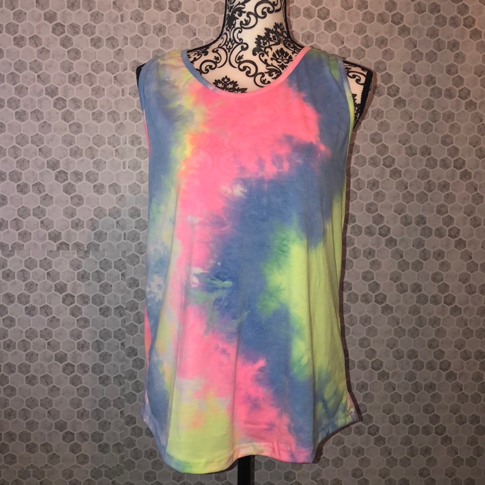 Tie Dye Knot Back Tank